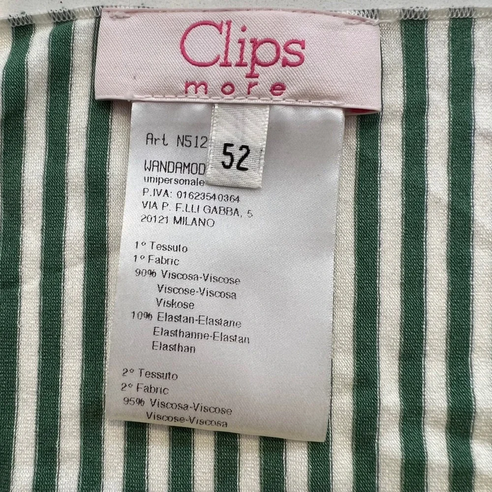 Clips More Italian Scarf Print Viscose Tunic Top Nautical Cover Up Yacht Club XL
